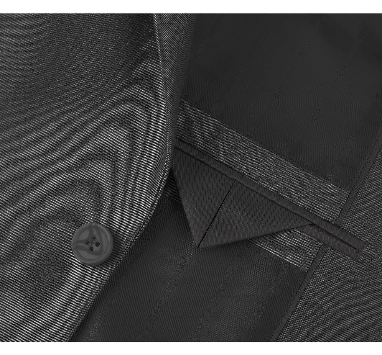 Renoir 207-1 Men's Sharkskin Italian Styled Two Piece Slim Fit Suit