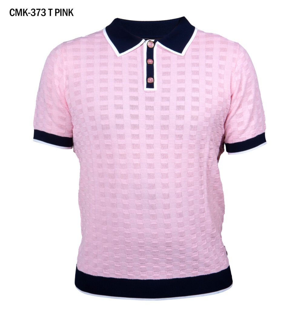 Prestige CMK-373T Short Sleeve Polo Shirt - Pink