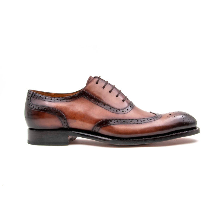 H and H Oxford Lace Up Shoes - Walnut