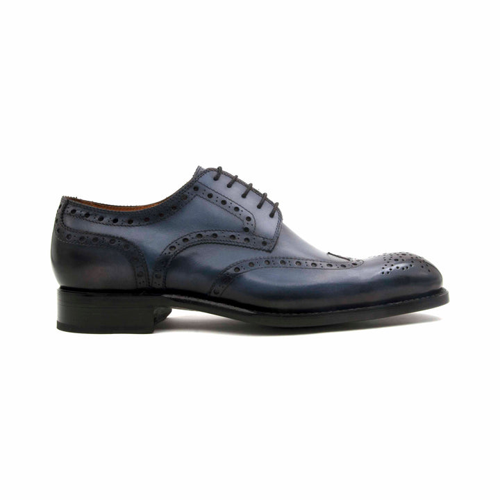 H and H Brogue Lace Up Shoes - Grey