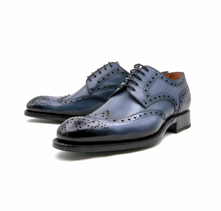 H and H Brogue Lace Up Shoes - Grey