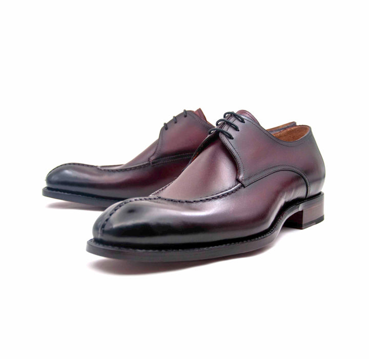 Jayden Lace Up Shoes - Burgundy