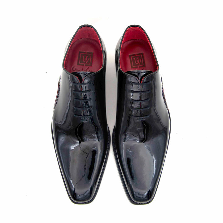 Cooper Lace Up Shoes - Black Patent