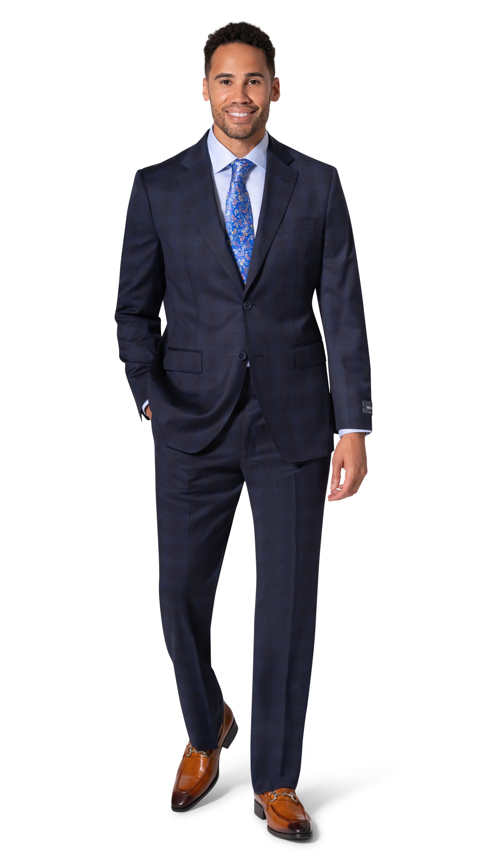 Bergamo Elegant Reda | 146.519 Modern Fit Suit - Blue