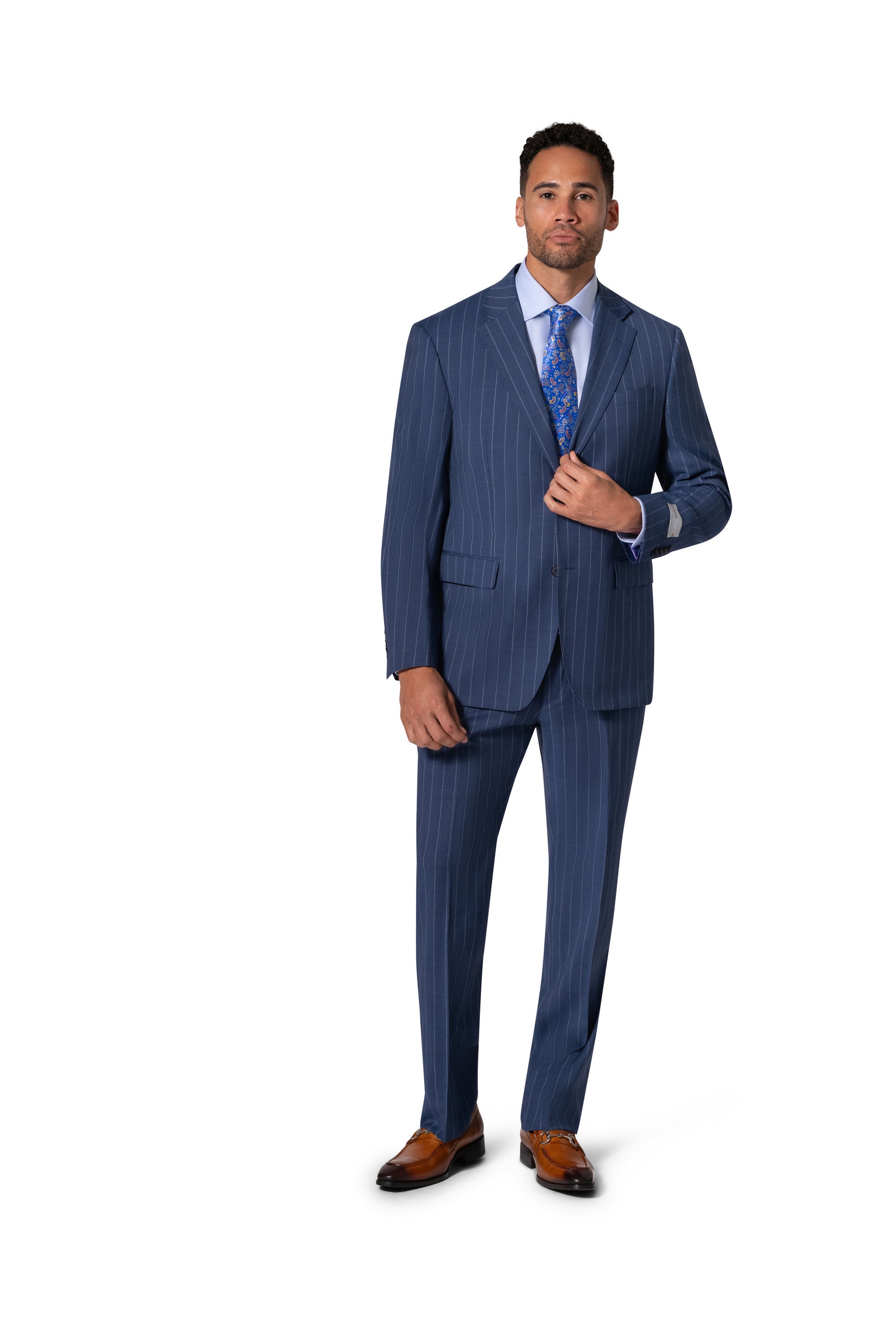 Bergamo Elegant Reda Flexo |  705.200 Modern Fit Suit - Blue