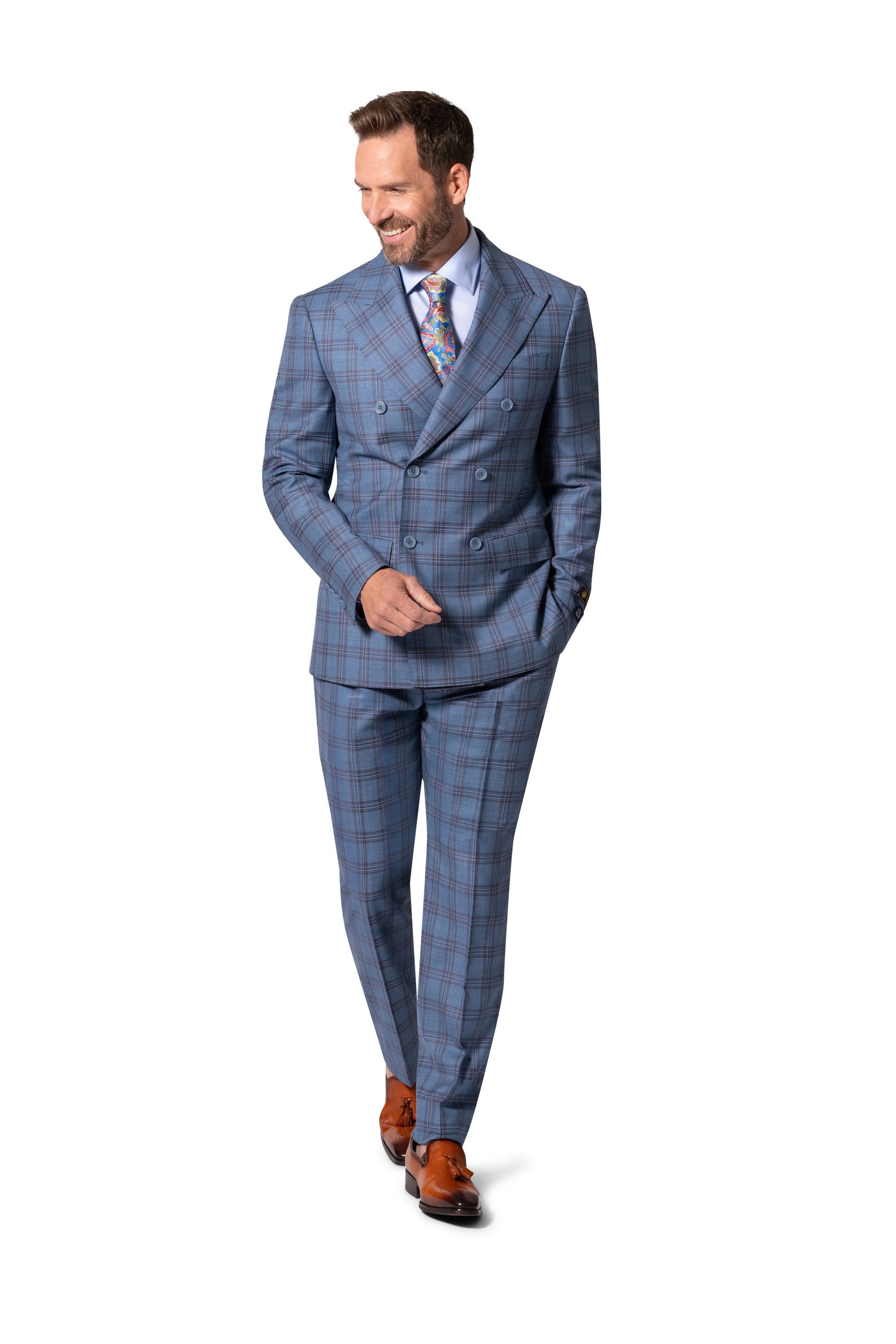 Berragamo Elegant - Faille Wool 10005.4098 D/B Big & Tall Suit
