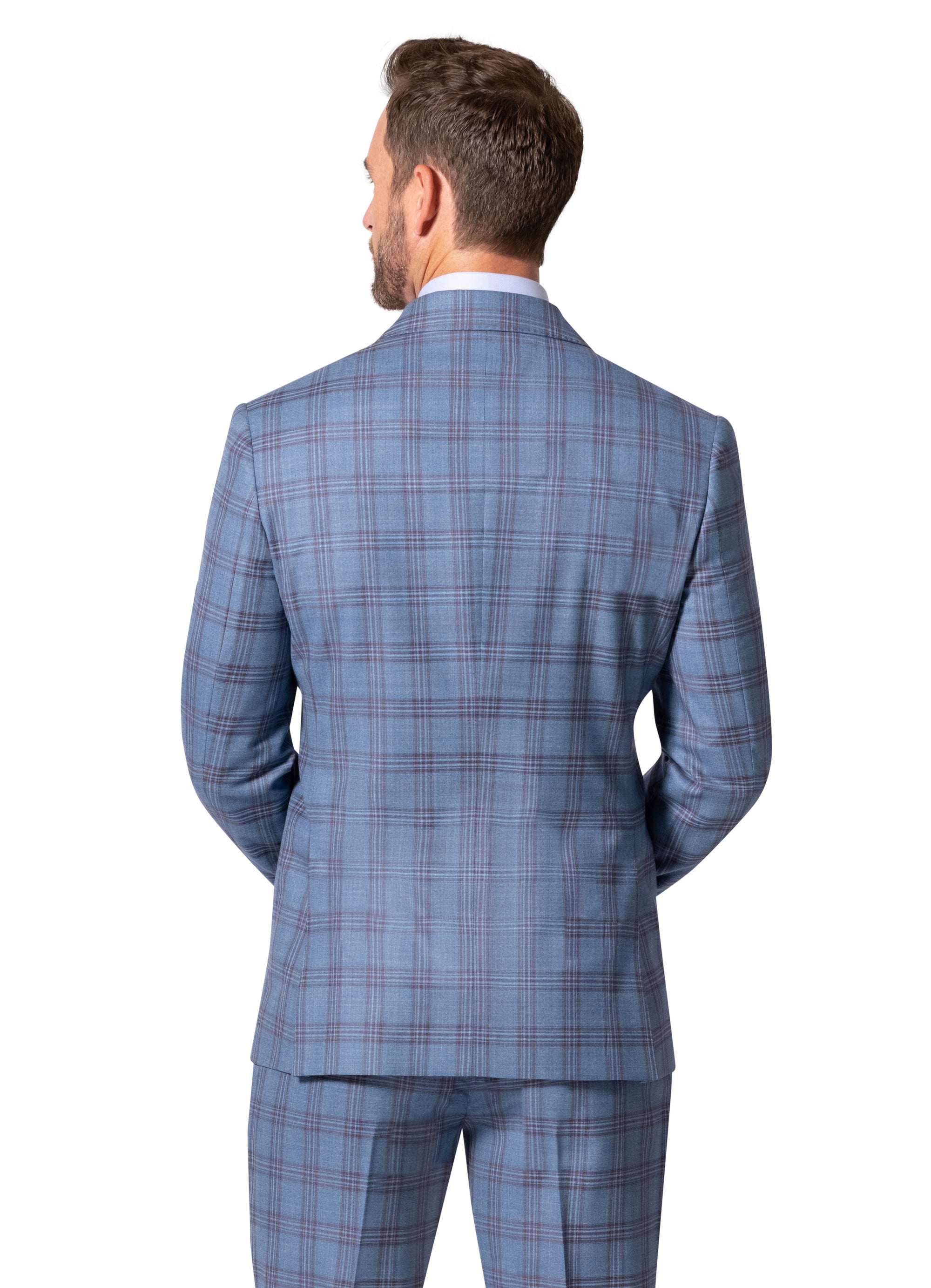 Berragamo Elegant - Faille Wool 10005.4098 D/B Modern Fit Suit