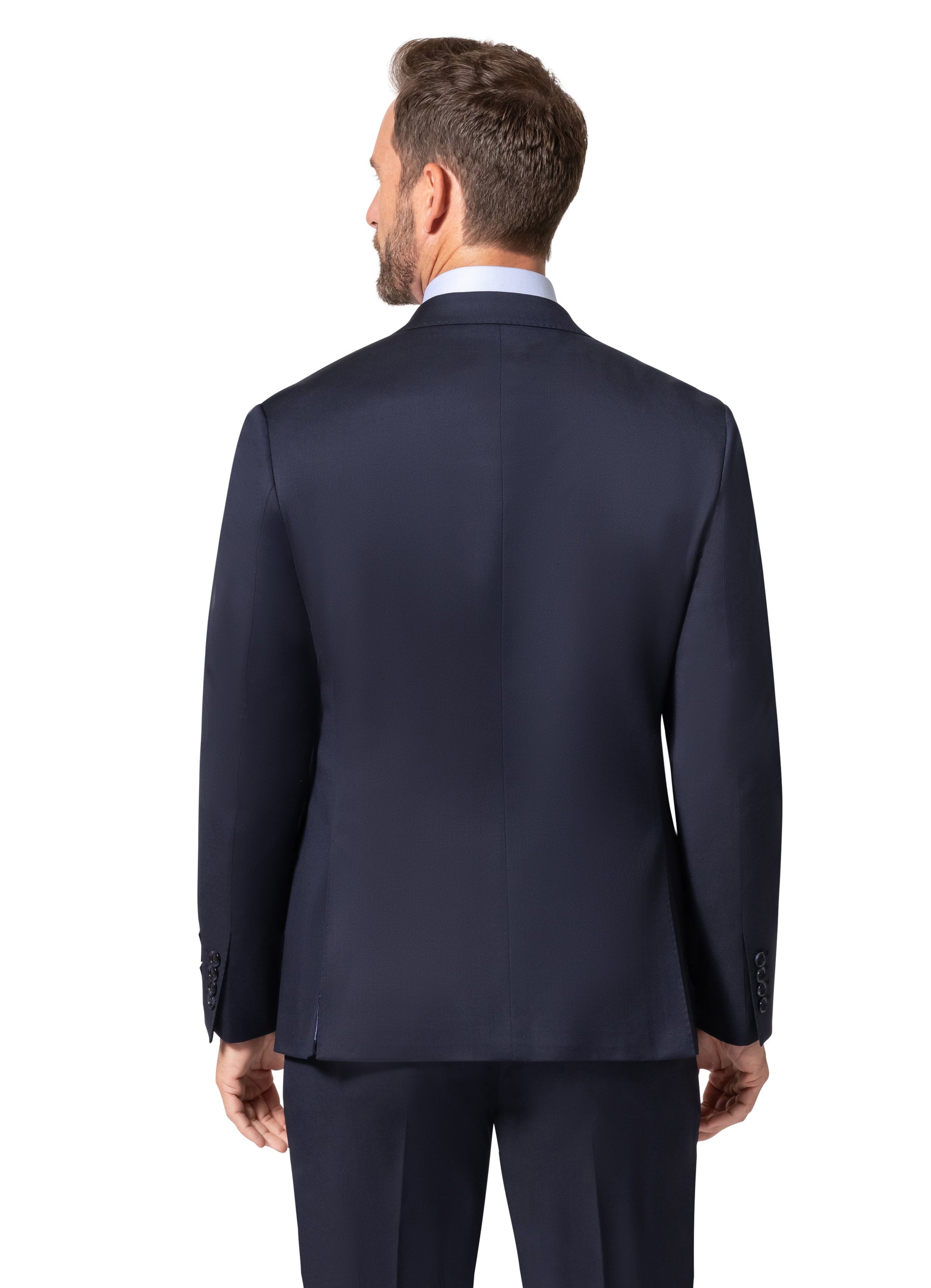 Berragamo - Reda | Modern Fit 2-Piece Solid Suit - Navy