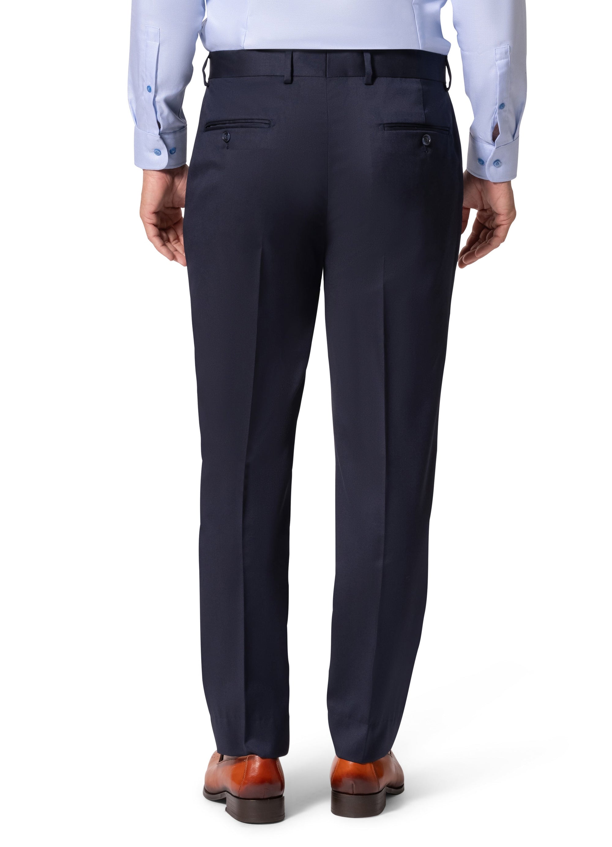 Bergamo Elegant - Reda | Slim Fit 2-Piece Solid Suit - Navy