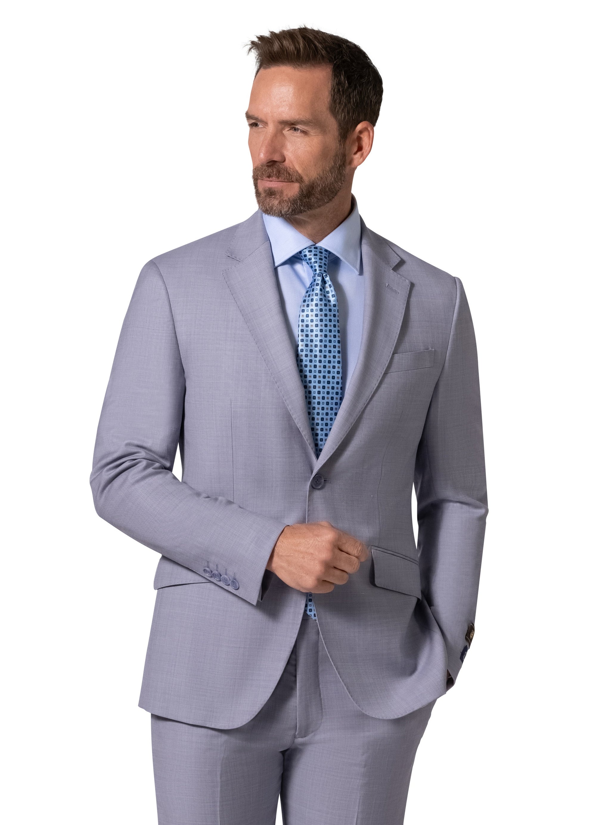 Bergamo Elegant - Faille Wool Slim Suit 10005.043.96