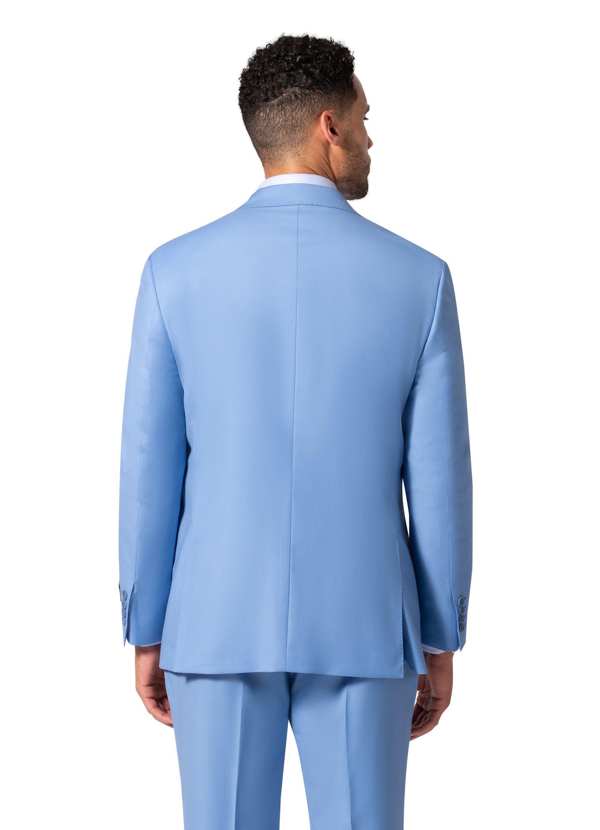Berragamo Elegant - 10174.001 Wool Suit Modern Peak - Blue