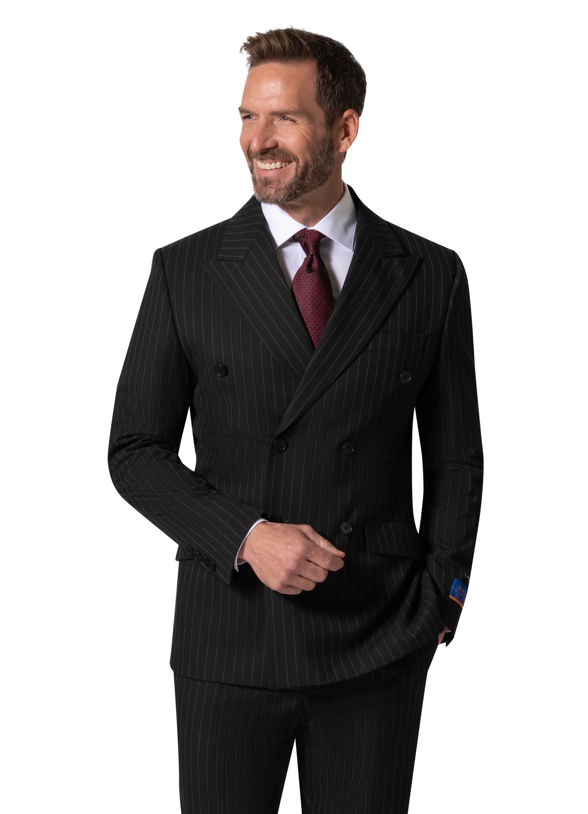 Berragamo BP04K-E32 D/B Slim Suit - Black