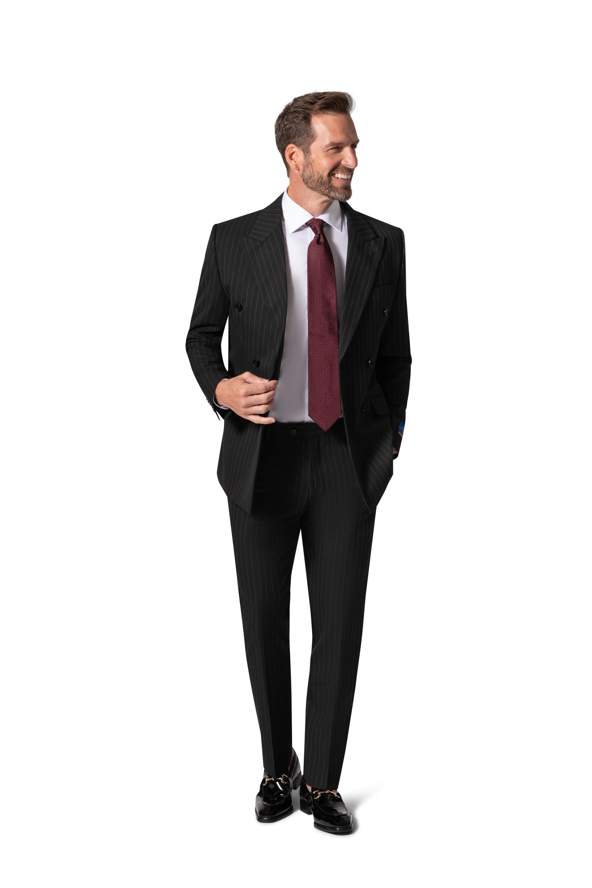 Berragamo BP04K-E32 D/B Slim Suit - Black