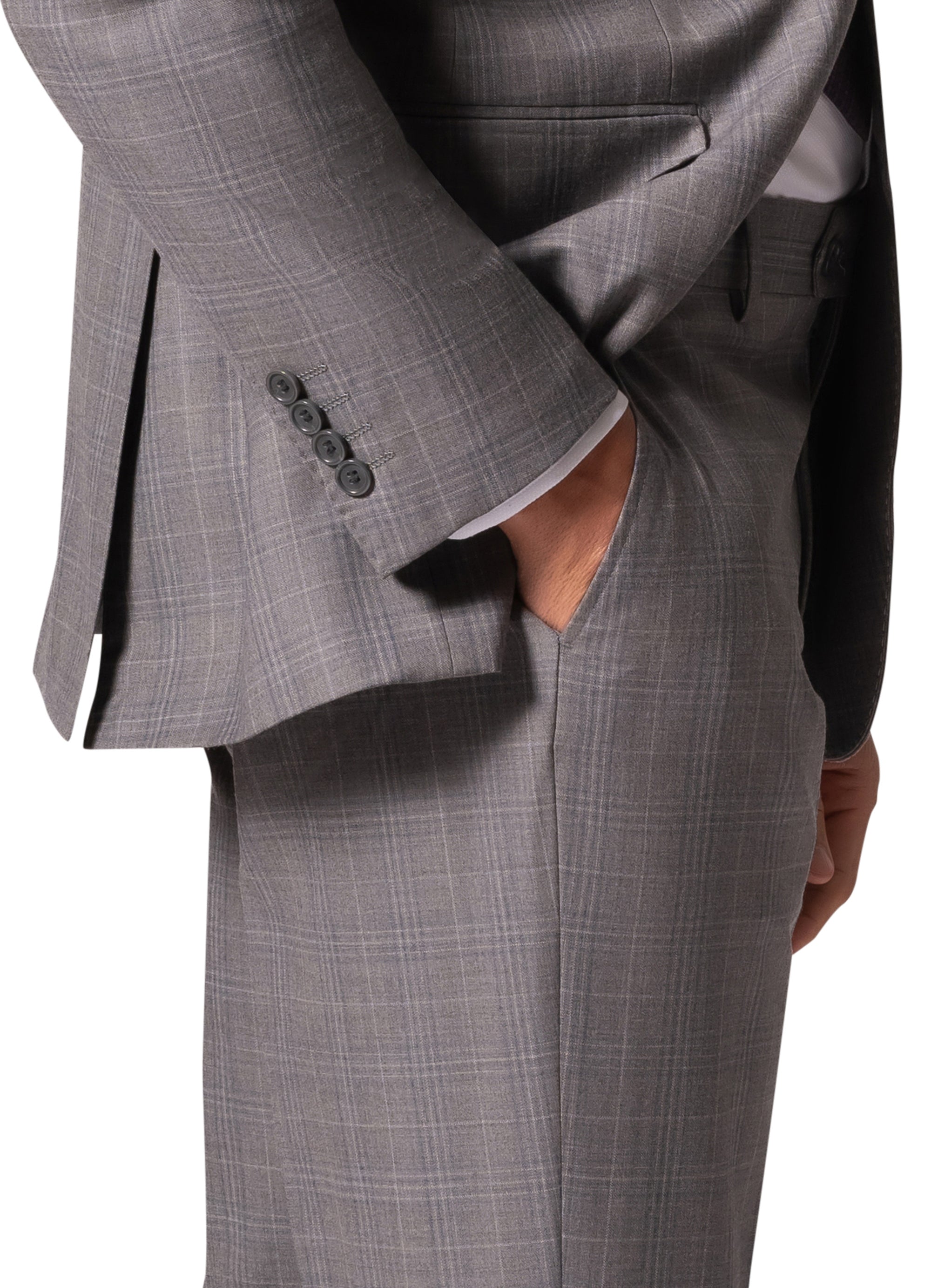 Bergamo Elegant - Reda |  188.456 Modern 2-Piece Suit - Grey