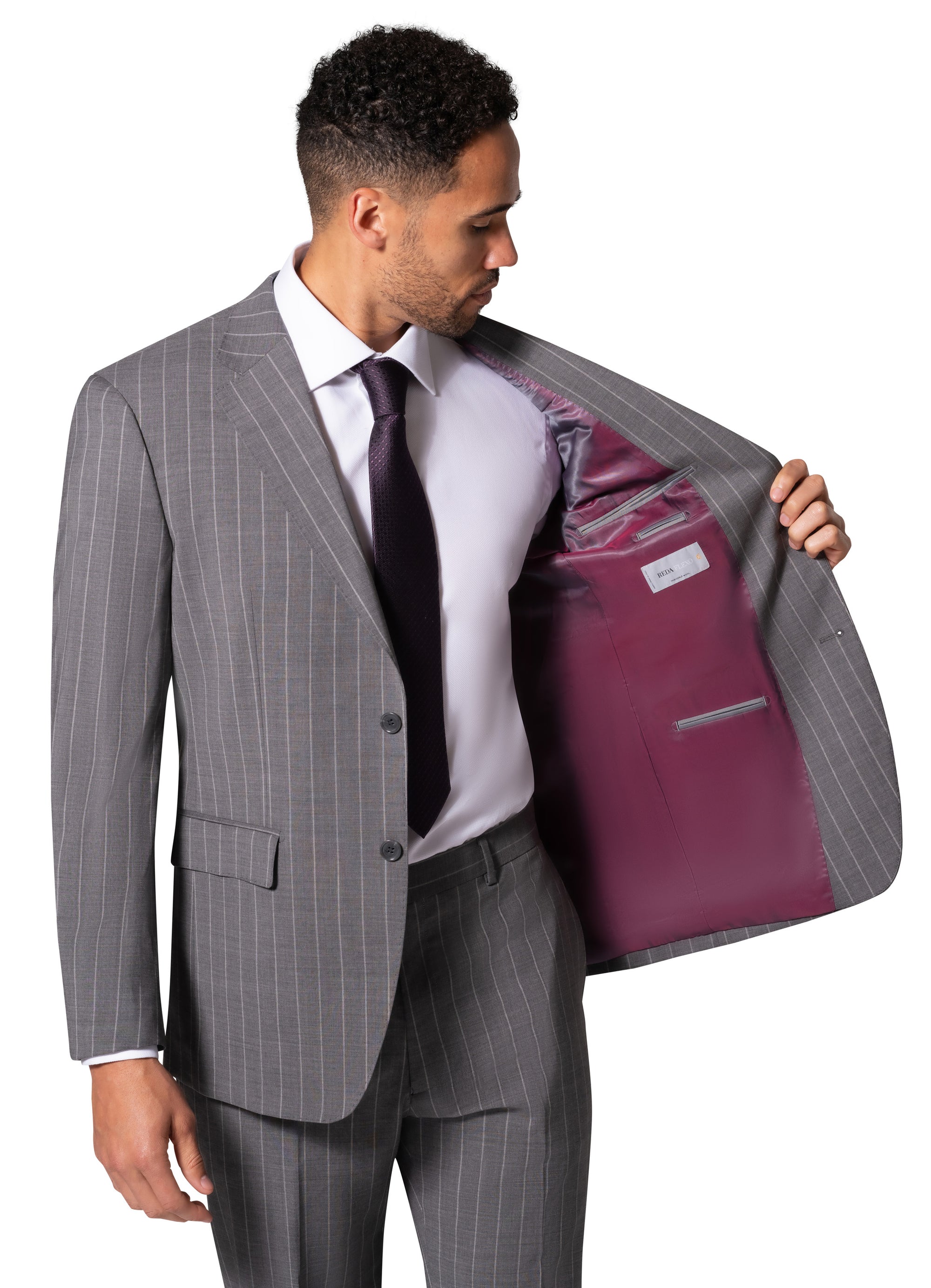 Berragamo Reda Flexo |  705.200 Modern Fit Suit - Grey