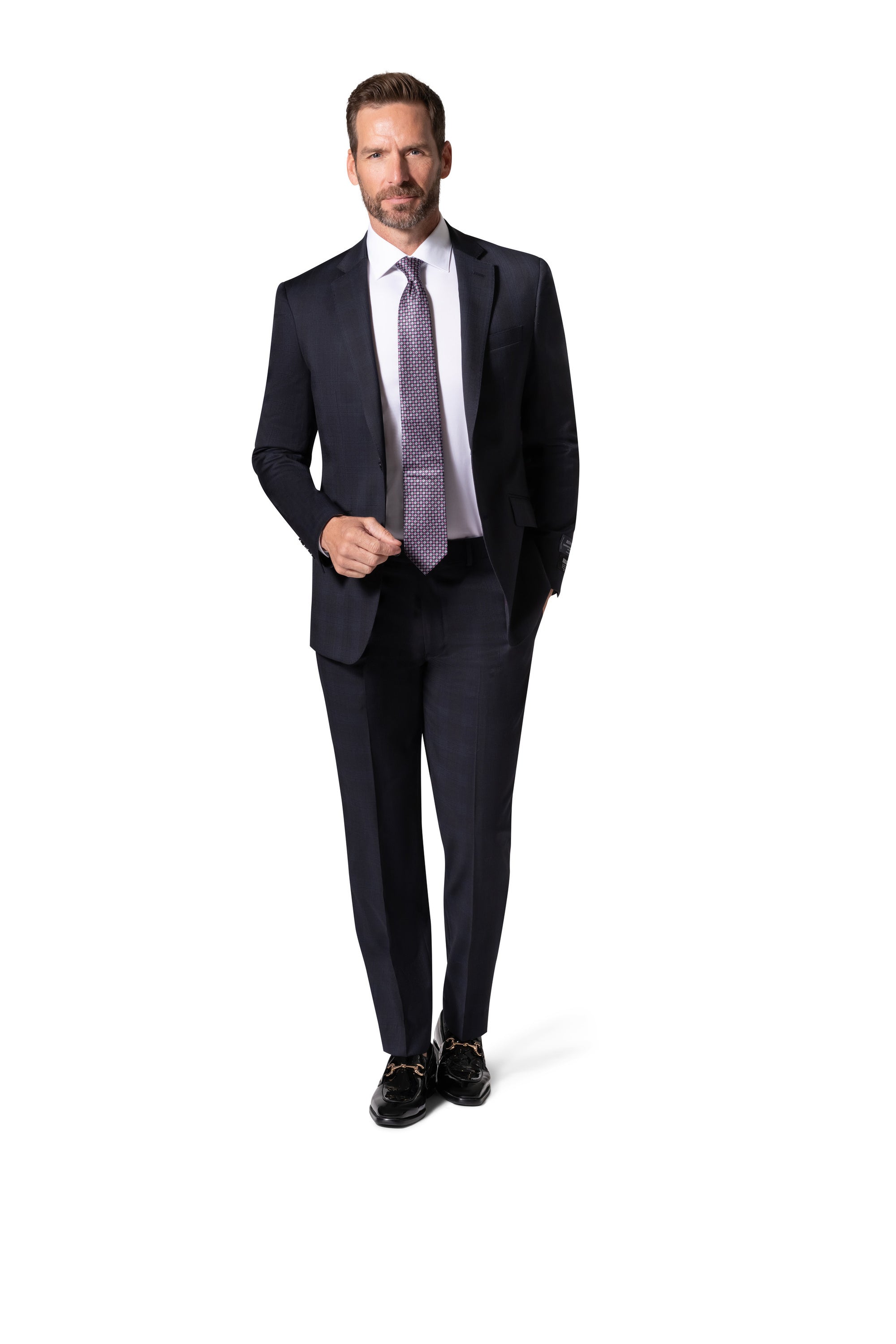 Berragamo Reda | 146.519 Slim Fit Suit - Black