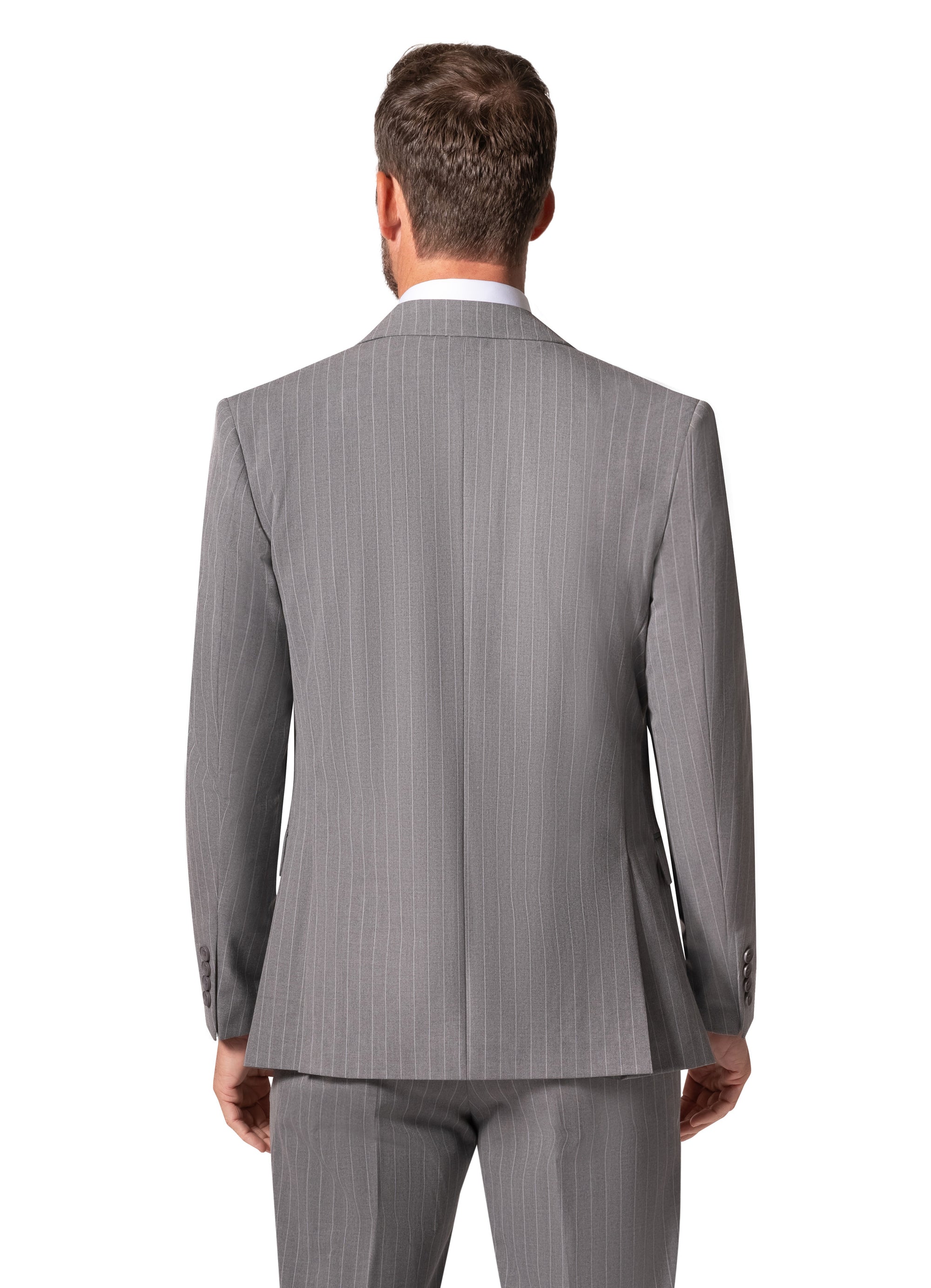 Berragamo BP04K-E32 3PC Slim Suit - Grey