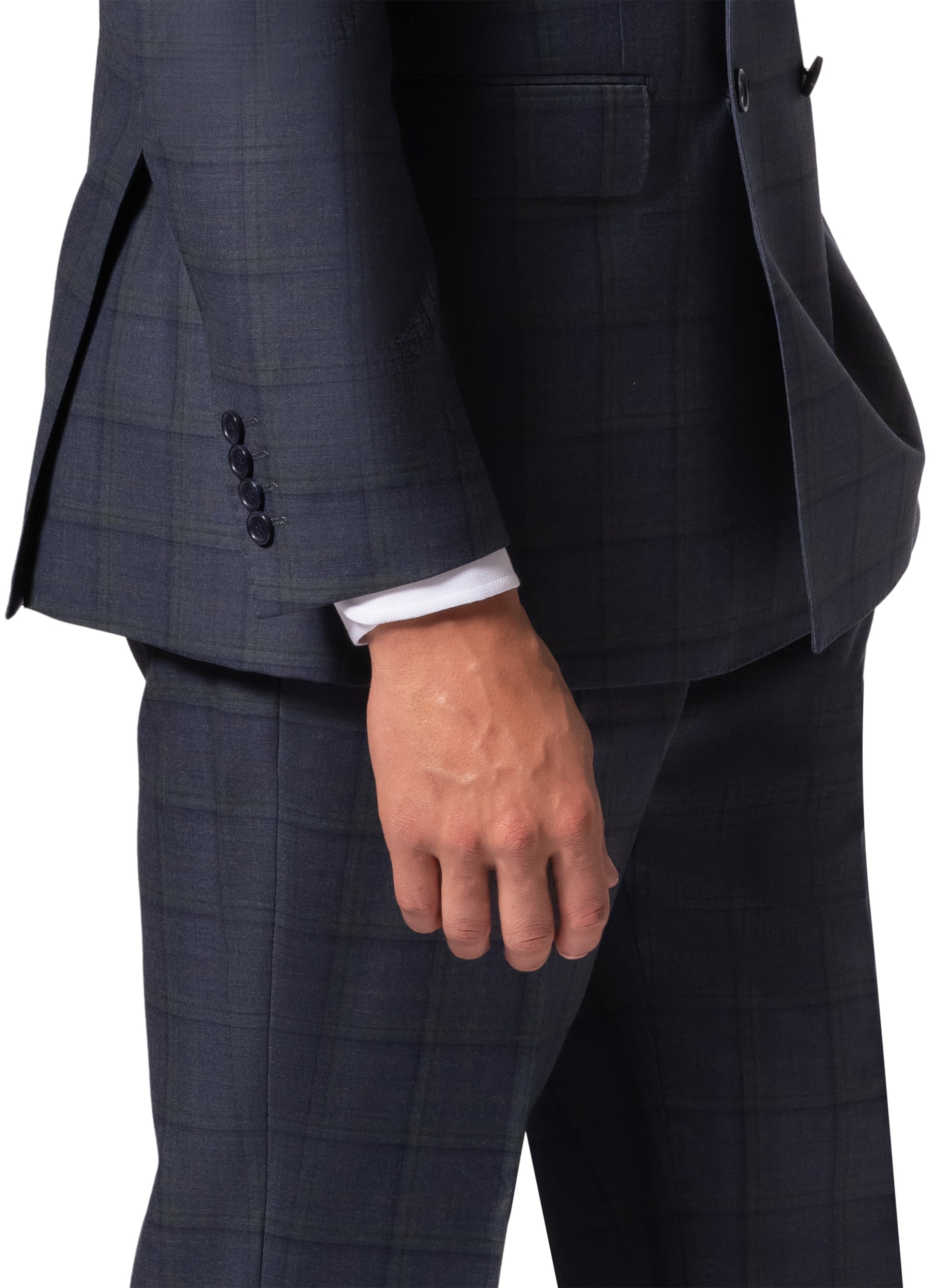 Berragamo Elegant - Faille Wool Modern D/B Suit 10005.4055/5000