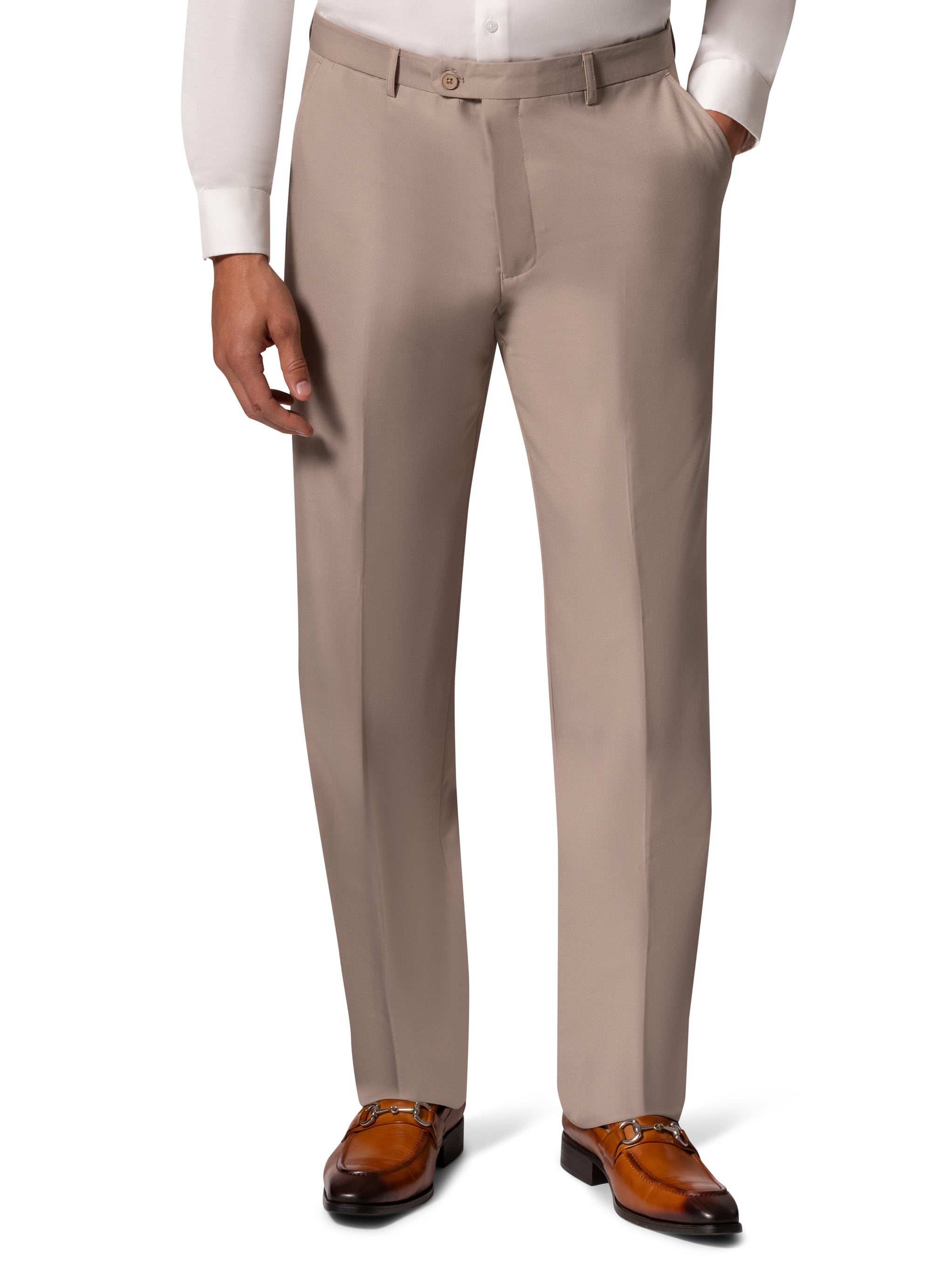 Berragamo A6732 D/B Slim Fit Suit - Tan