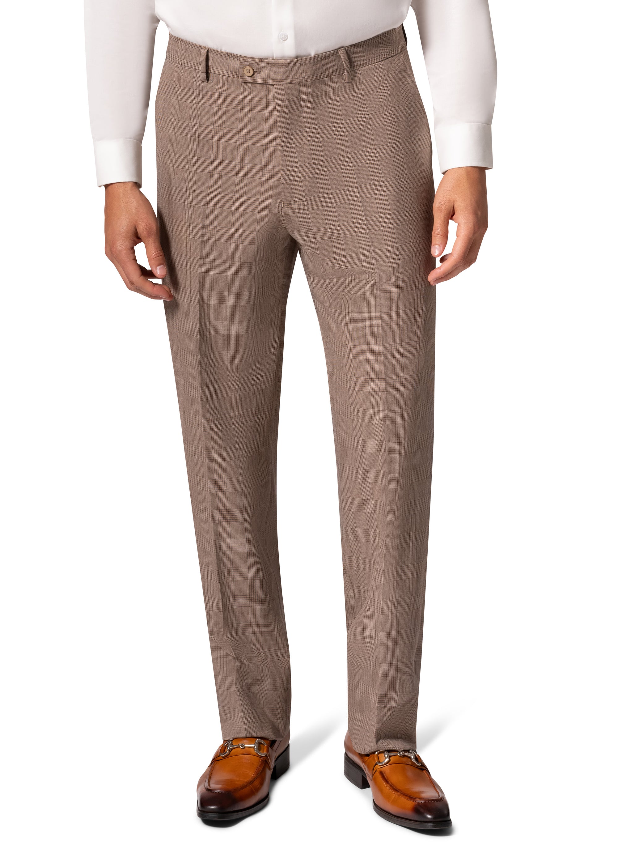 Berragamo BP04KE-07 3PC Notch Slim Suit - Tan