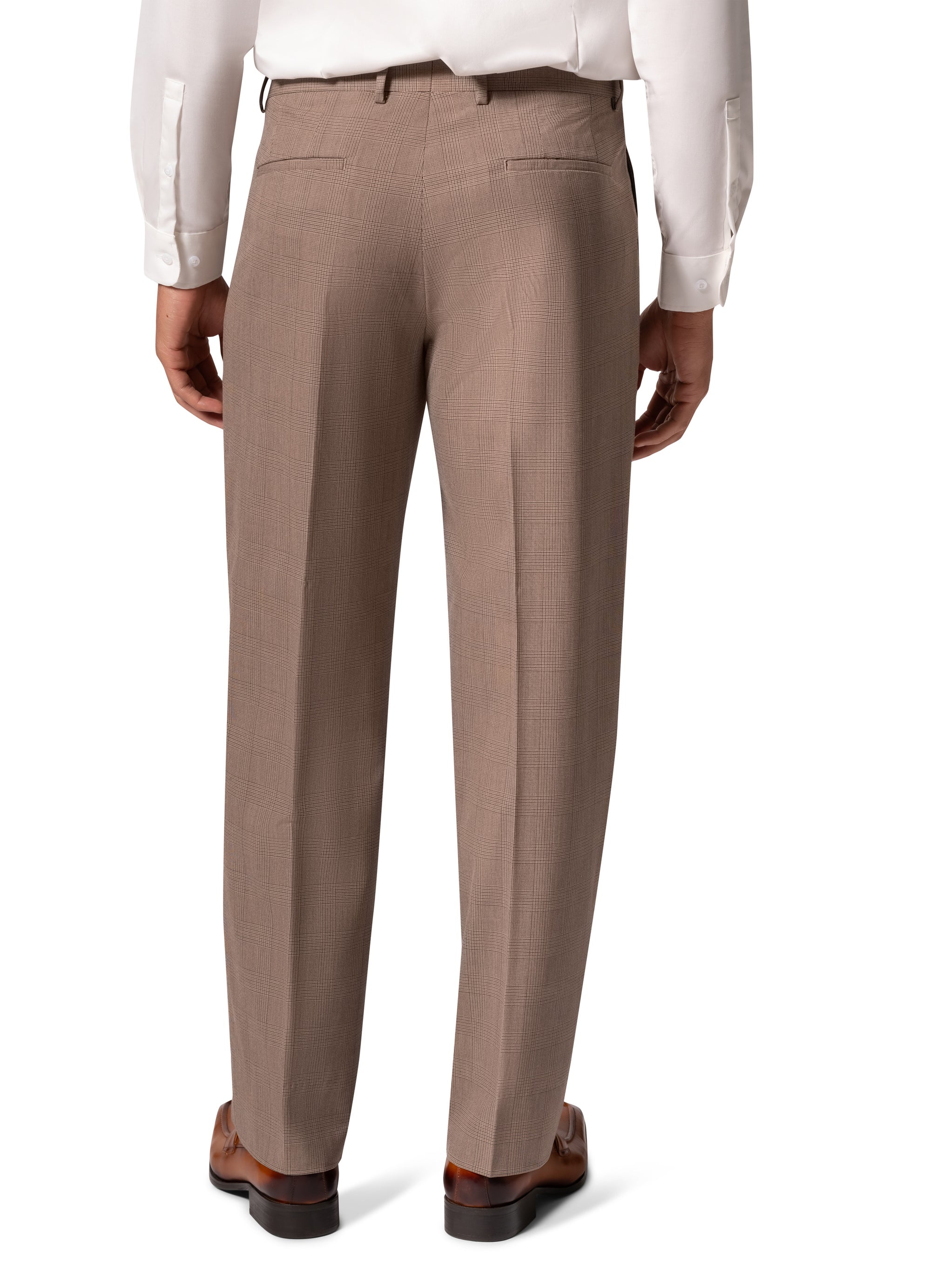 Berragamo BP04KE-07 3PC Notch Slim Suit - Tan